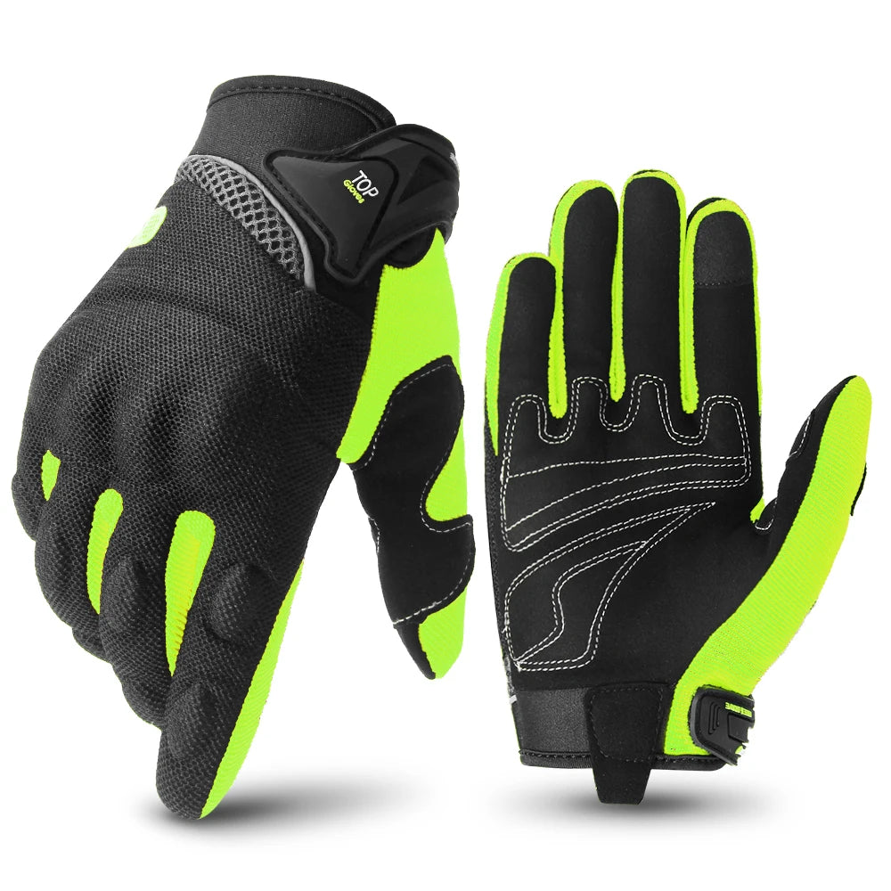 Motorcycle Gloves Moto Touch Screen Breathable Powered Motorbike Racing Riding Bicycle Protective Gloves Summer Men Cycl Gloves