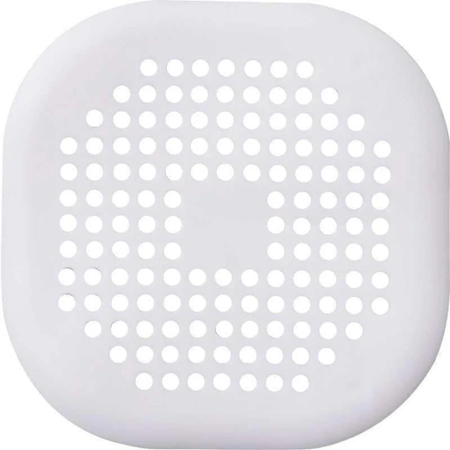 Square Silicone Floor Drain Sticker Bathroom Sewer Hair Filter Drain Cover Home Bathroom Floor Drain Mat