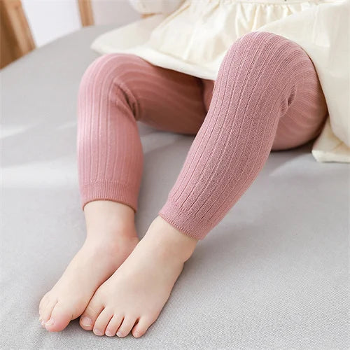 Lawadka Kids Girl Pants Spring Autumn Leggings For Girls Knitted Children's Trousers 0-4Years Toddler Baby Pantyhose 2024 New