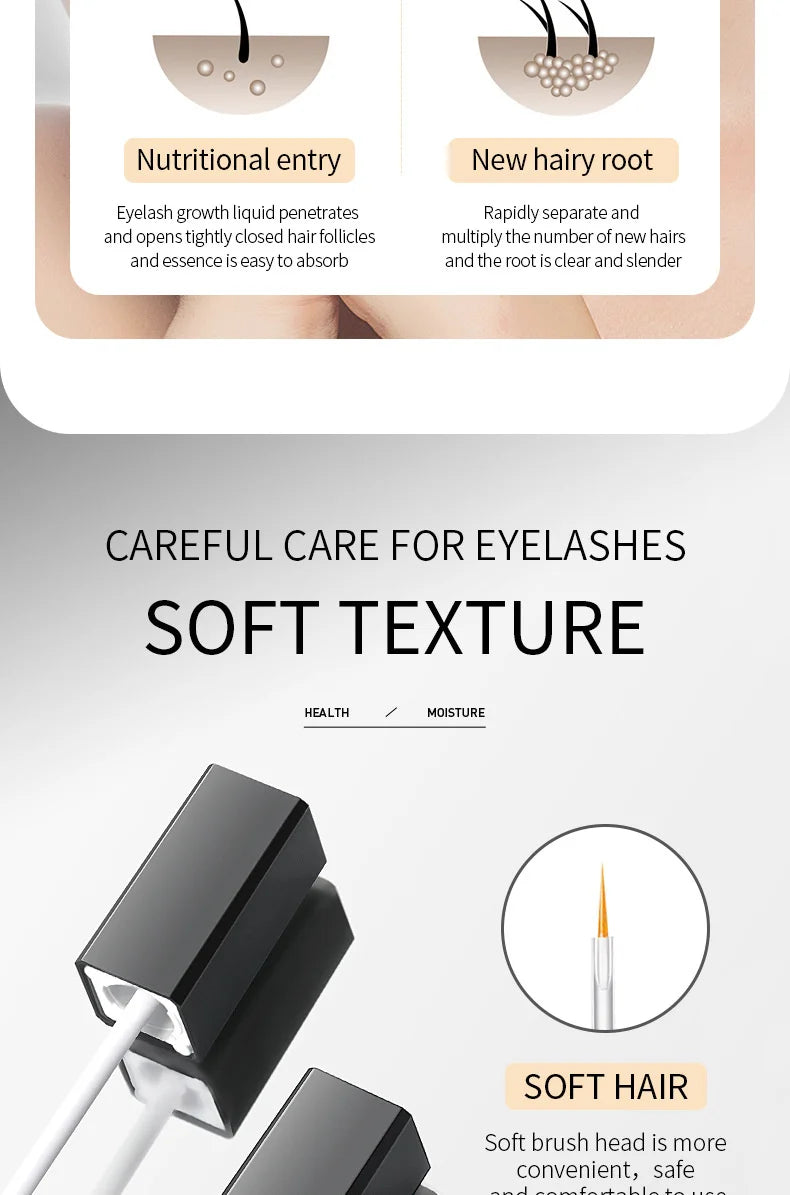 7 Days Fast Eyelash Growth Serum Eyelash Eyebrow Growth Strong Makeup Extension Treatment Eyelash Growth Thicken Care Products
