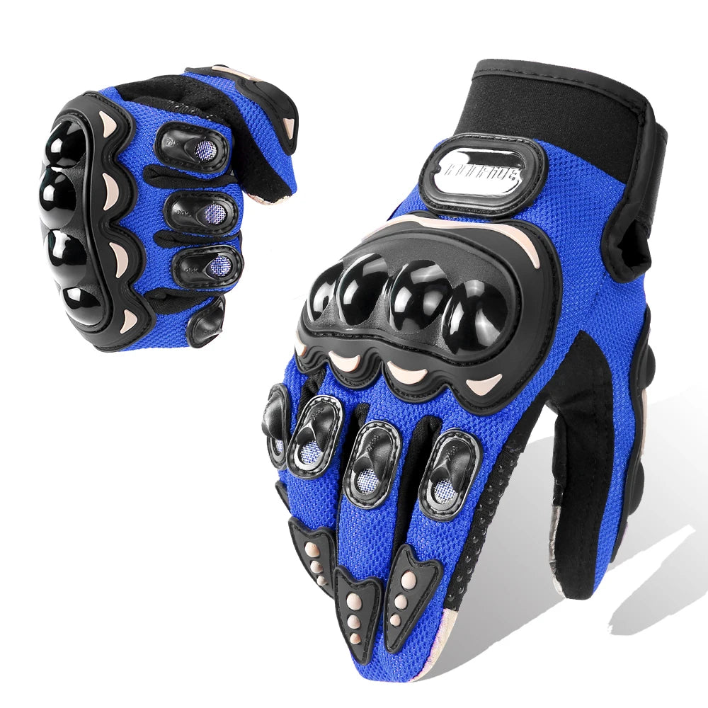 Motorcycle Gloves Moto Touch Screen Breathable Powered Motorbike Racing Riding Bicycle Protective Gloves Summer Men Cycl Gloves