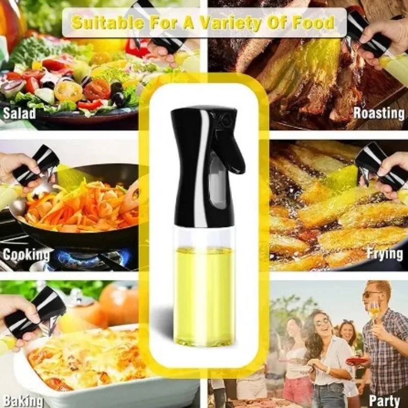 200/300/500ml Spray Oil Polisher Spray Oil Dispenser Spray Purpose Kitchen Oil Sprayer Can Leakproof Bottle Kitchen Household
