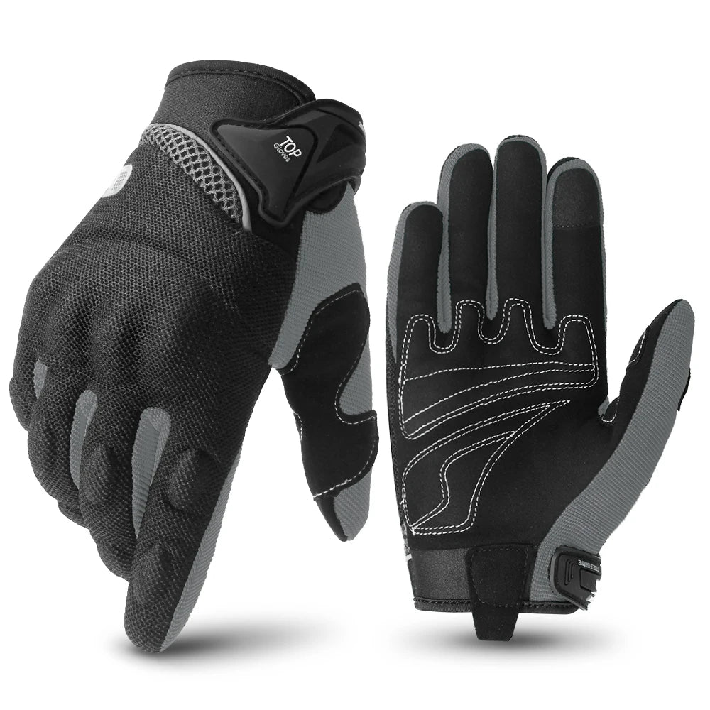 Motorcycle Gloves Moto Touch Screen Breathable Powered Motorbike Racing Riding Bicycle Protective Gloves Summer Men Cycl Gloves