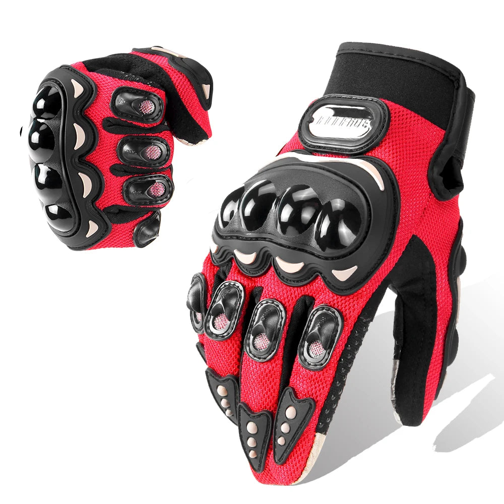 Motorcycle Gloves Moto Touch Screen Breathable Powered Motorbike Racing Riding Bicycle Protective Gloves Summer Men Cycl Gloves