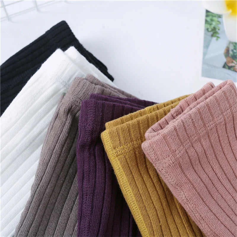 Lawadka Kids Girl Pants Spring Autumn Leggings For Girls Knitted Children's Trousers 0-4Years Toddler Baby Pantyhose 2024 New