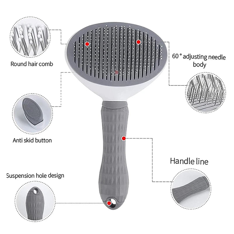 New pet for dog combing special comb long-haired dog to remove floating hair needle comb pet dog combing brush pet supplies