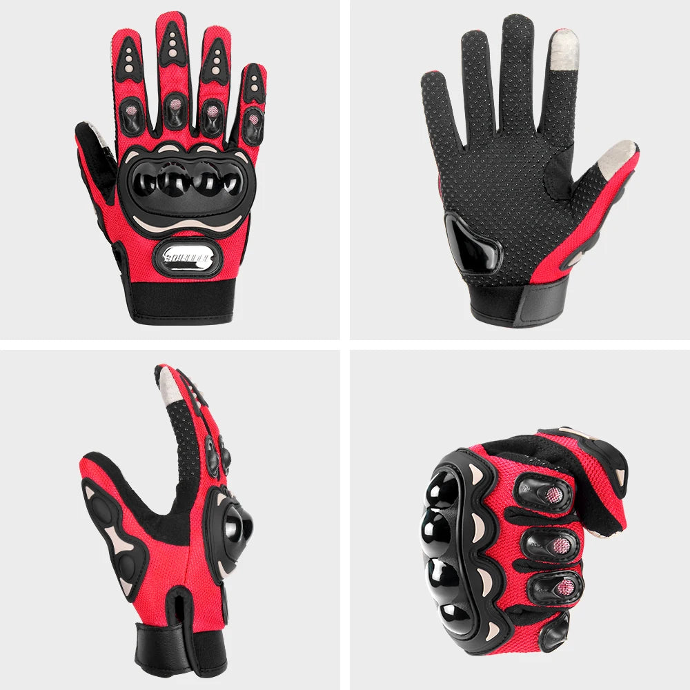Motorcycle Gloves Moto Touch Screen Breathable Powered Motorbike Racing Riding Bicycle Protective Gloves Summer Men Cycl Gloves
