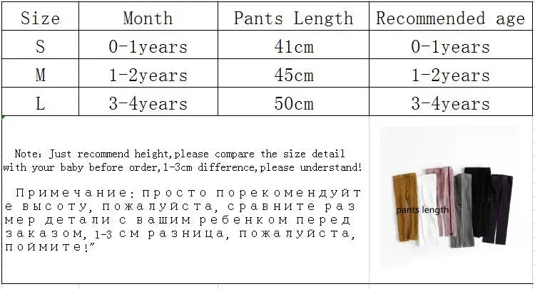 Lawadka Kids Girl Pants Spring Autumn Leggings For Girls Knitted Children's Trousers 0-4Years Toddler Baby Pantyhose 2024 New