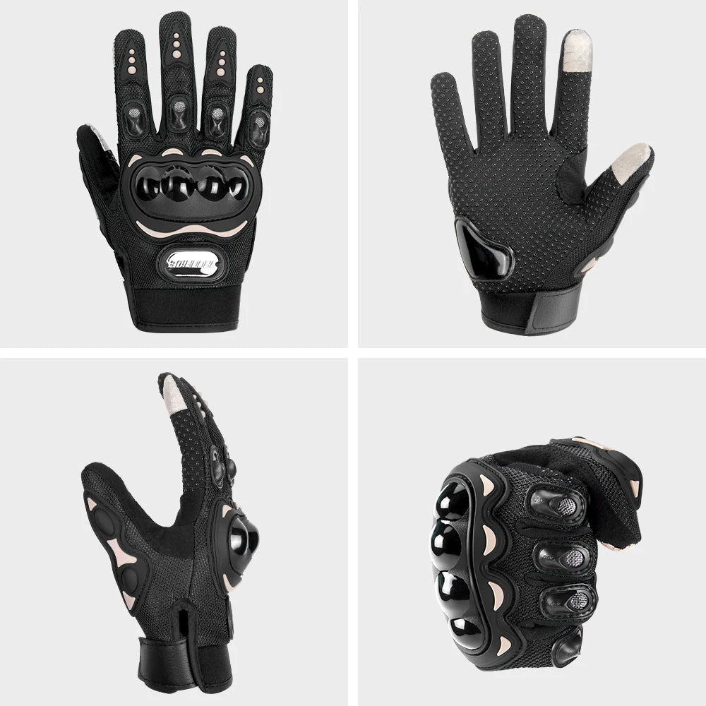 Motorcycle Gloves Moto Touch Screen Breathable Powered Motorbike Racing Riding Bicycle Protective Gloves Summer Men Cycl Gloves