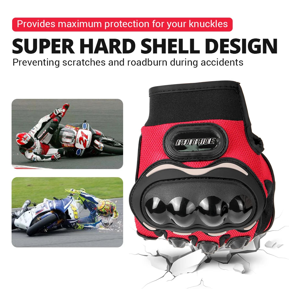 Motorcycle Gloves Moto Touch Screen Breathable Powered Motorbike Racing Riding Bicycle Protective Gloves Summer Men Cycl Gloves