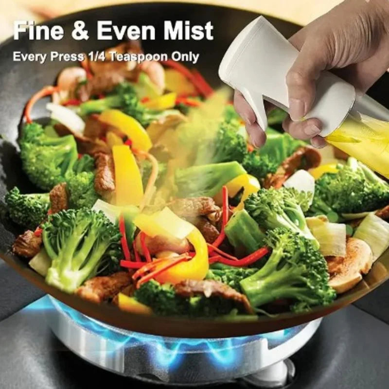 200/300/500ml Spray Oil Polisher Spray Oil Dispenser Spray Purpose Kitchen Oil Sprayer Can Leakproof Bottle Kitchen Household