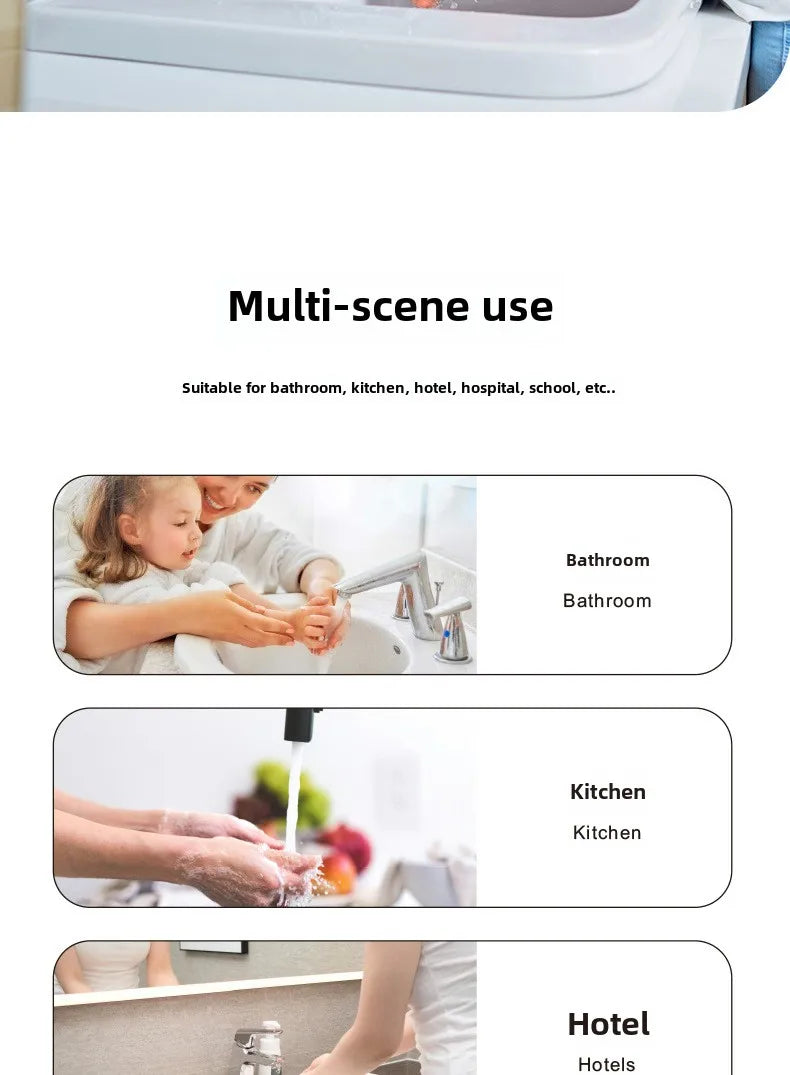 New intelligent induction multi gear contactless wall mounted vertical hand sanitizer rechargeable soap dispenser foam machine