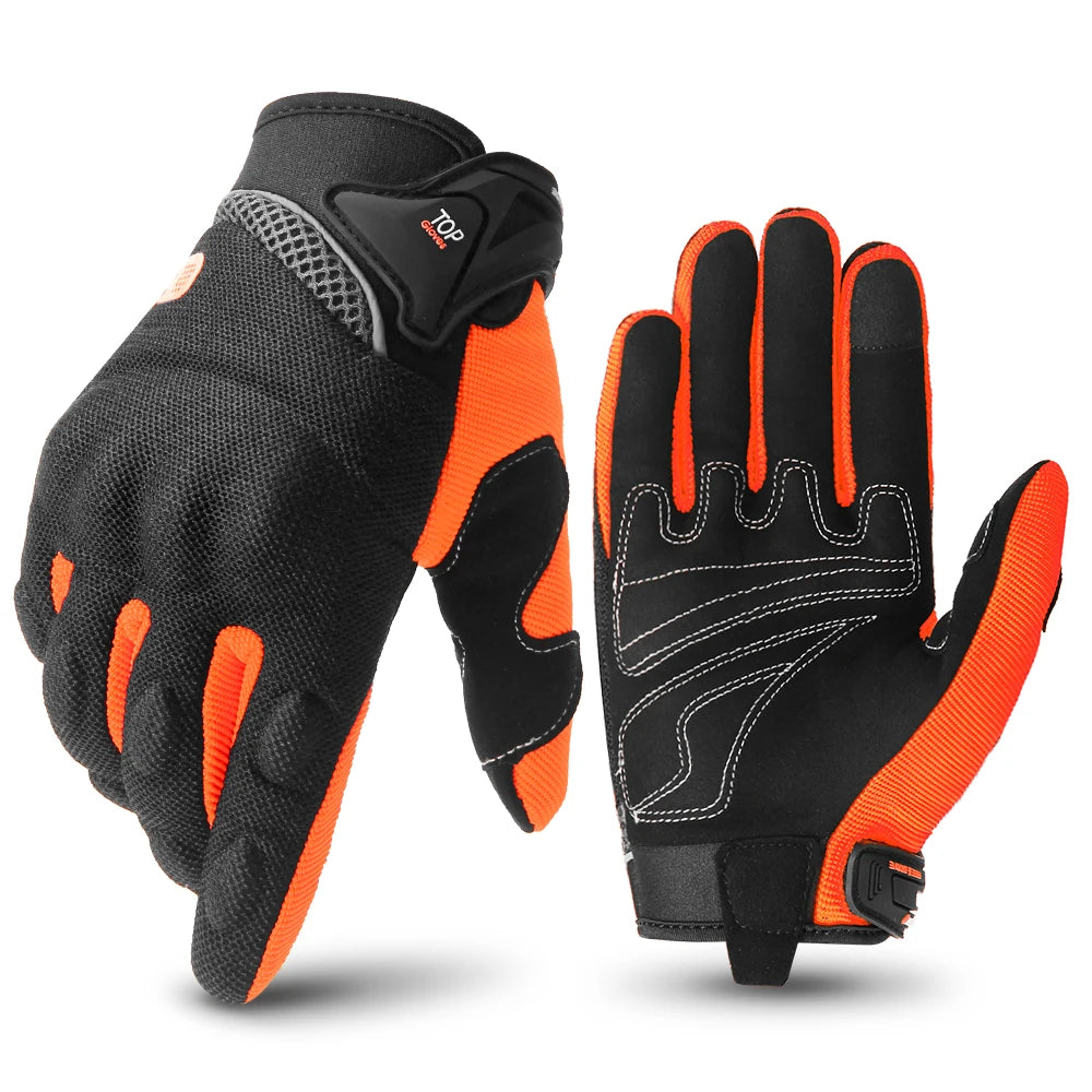 Motorcycle Gloves Moto Touch Screen Breathable Powered Motorbike Racing Riding Bicycle Protective Gloves Summer Men Cycl Gloves