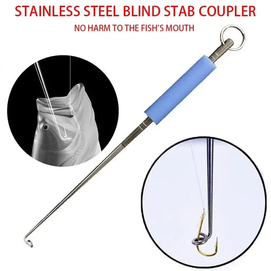 1pc Fishing Hook Remover  Stainless Steel Fishhook Dehooker Hook Detacher Extractor Rapid Decoupling Fishing Tools