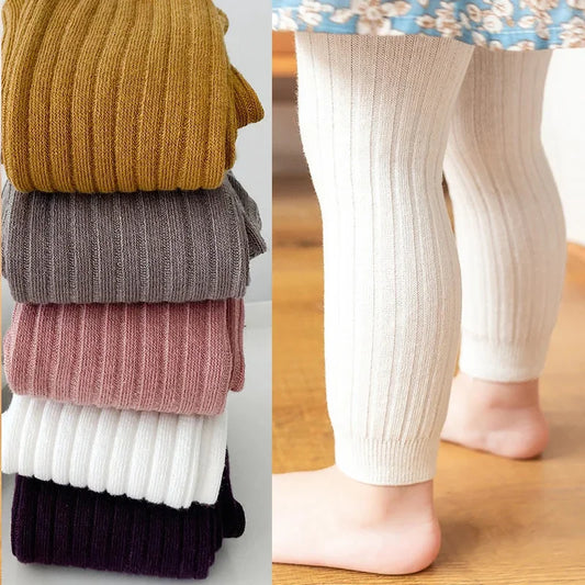 Lawadka Kids Girl Pants Spring Autumn Leggings For Girls Knitted Children's Trousers 0-4Years Toddler Baby Pantyhose 2024 New