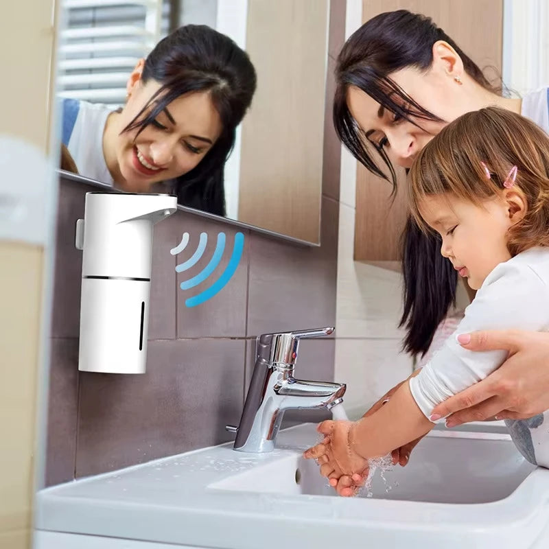 New intelligent induction multi gear contactless wall mounted vertical hand sanitizer rechargeable soap dispenser foam machine