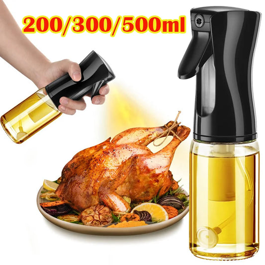 200/300/500ml Spray Oil Polisher Spray Oil Dispenser Spray  Purpose Kitchen Oil Sprayer Can Leakproof Bottle Kitchen Household