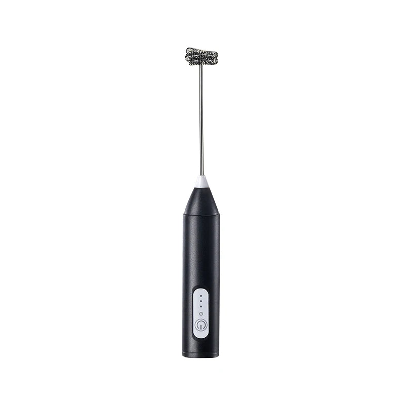 Electric Milk Frother 2 In 1 Rechargeable  Blender Stainless Steel 3 Speeds Coffee Mixer Egg Beater Handheld Foam Maker Tools