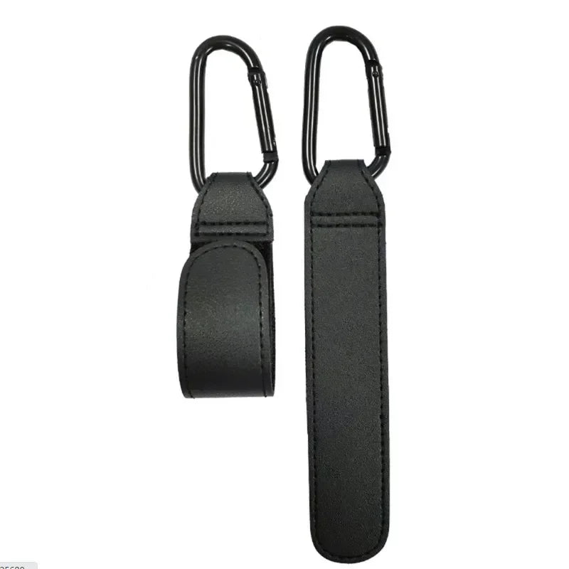 1/2pcs PU Leather Baby Bag Stroller Hook Pram Rotate 360 Degree Rotatable Cart Organizer Pram Hook Crochet Stroller Accessories