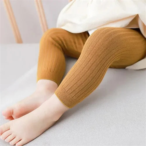 Lawadka Kids Girl Pants Spring Autumn Leggings For Girls Knitted Children's Trousers 0-4Years Toddler Baby Pantyhose 2024 New