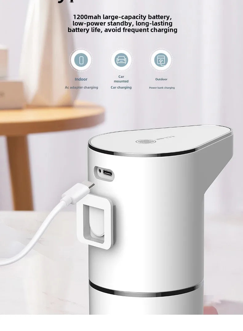 New intelligent induction multi gear contactless wall mounted vertical hand sanitizer rechargeable soap dispenser foam machine