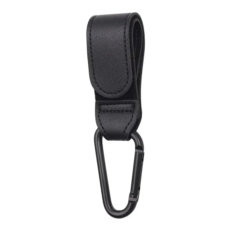 1/2pcs PU Leather Baby Bag Stroller Hook Pram Rotate 360 Degree Rotatable Cart Organizer Pram Hook Crochet Stroller Accessories