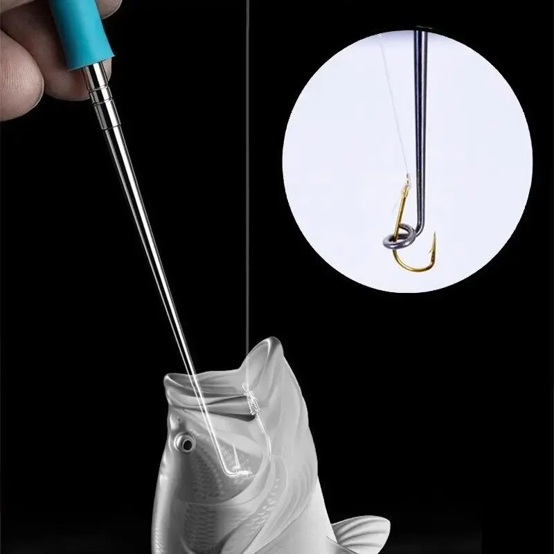 1pc Fishing Hook Remover  Stainless Steel Fishhook Dehooker Hook Detacher Extractor Rapid Decoupling Fishing Tools