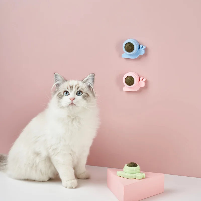 Pet Stuff Healthy Cat Catnip Toys Ball Cat Candy Licking Snacks Catnip Snack Nutrition Energy Ball Kitten Cat Toy Cat Supplies