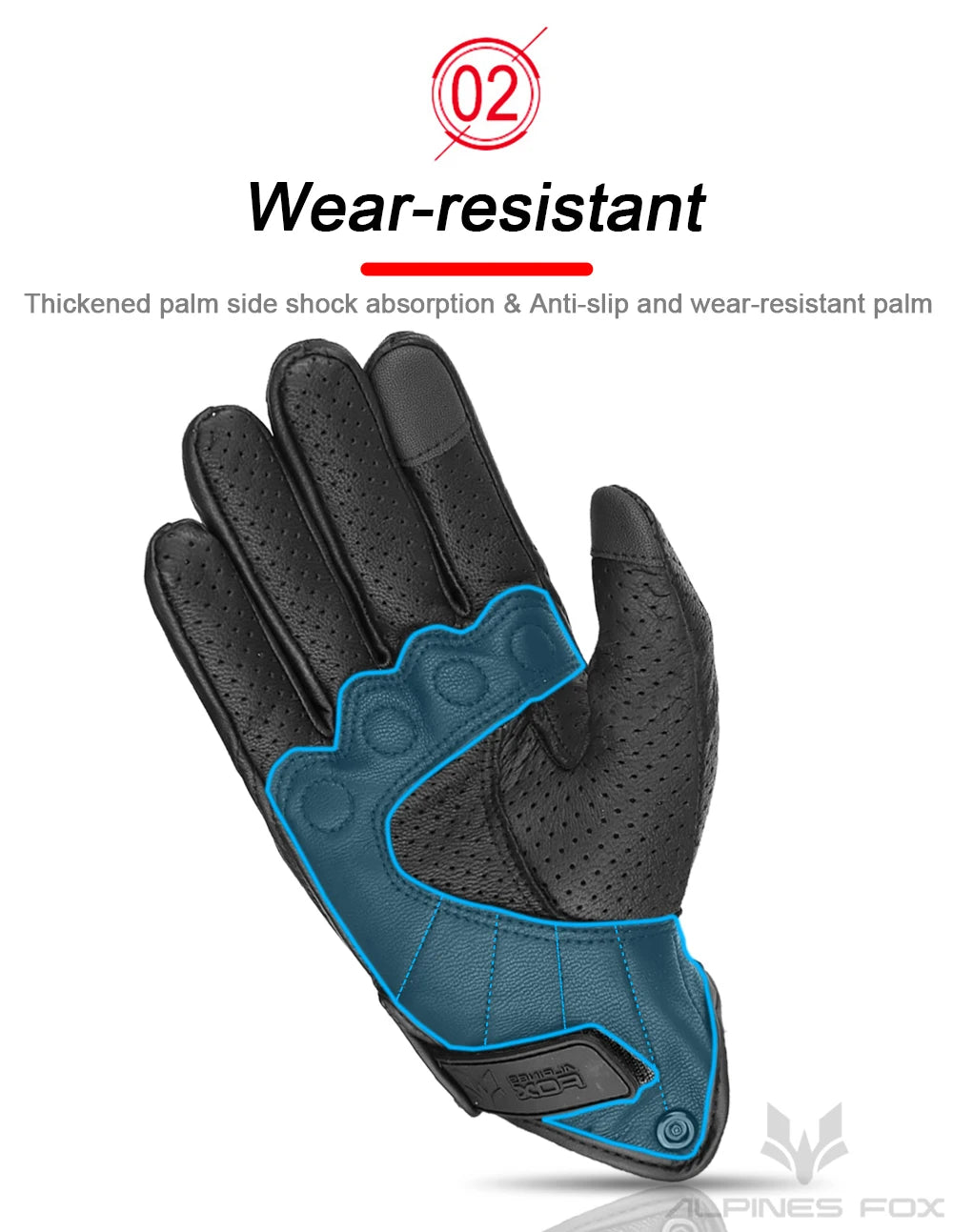2023 Summer New Vintage Leather Motorcycle Gloves Men Black Wear-resistant Guantes Touchscreen Anti-slip Retro Motobiker Luvas