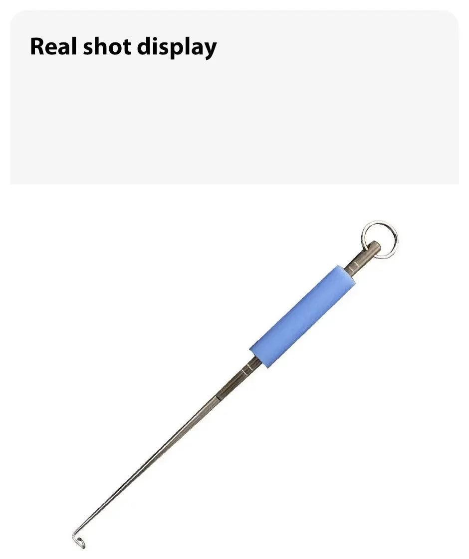 1pc Fishing Hook Remover  Stainless Steel Fishhook Dehooker Hook Detacher Extractor Rapid Decoupling Fishing Tools