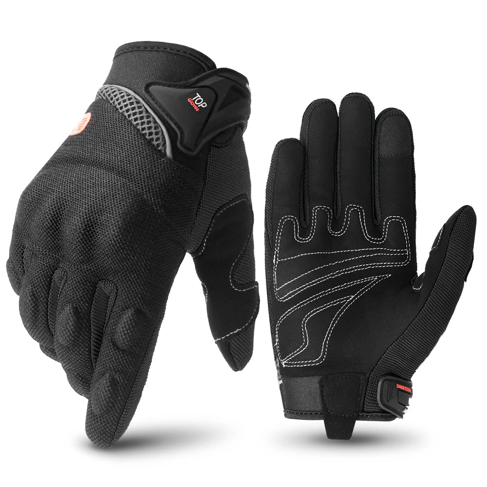 Motorcycle Gloves Moto Touch Screen Breathable Powered Motorbike Racing Riding Bicycle Protective Gloves Summer Men Cycl Gloves