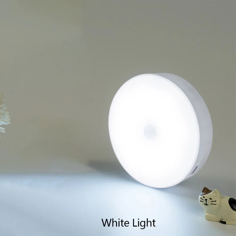 1pc Wireless Motion Sensor Night Light, Bedroom Decor Light, Intelligent Induction Lamp, for Staircase Closet Room Step Lighting