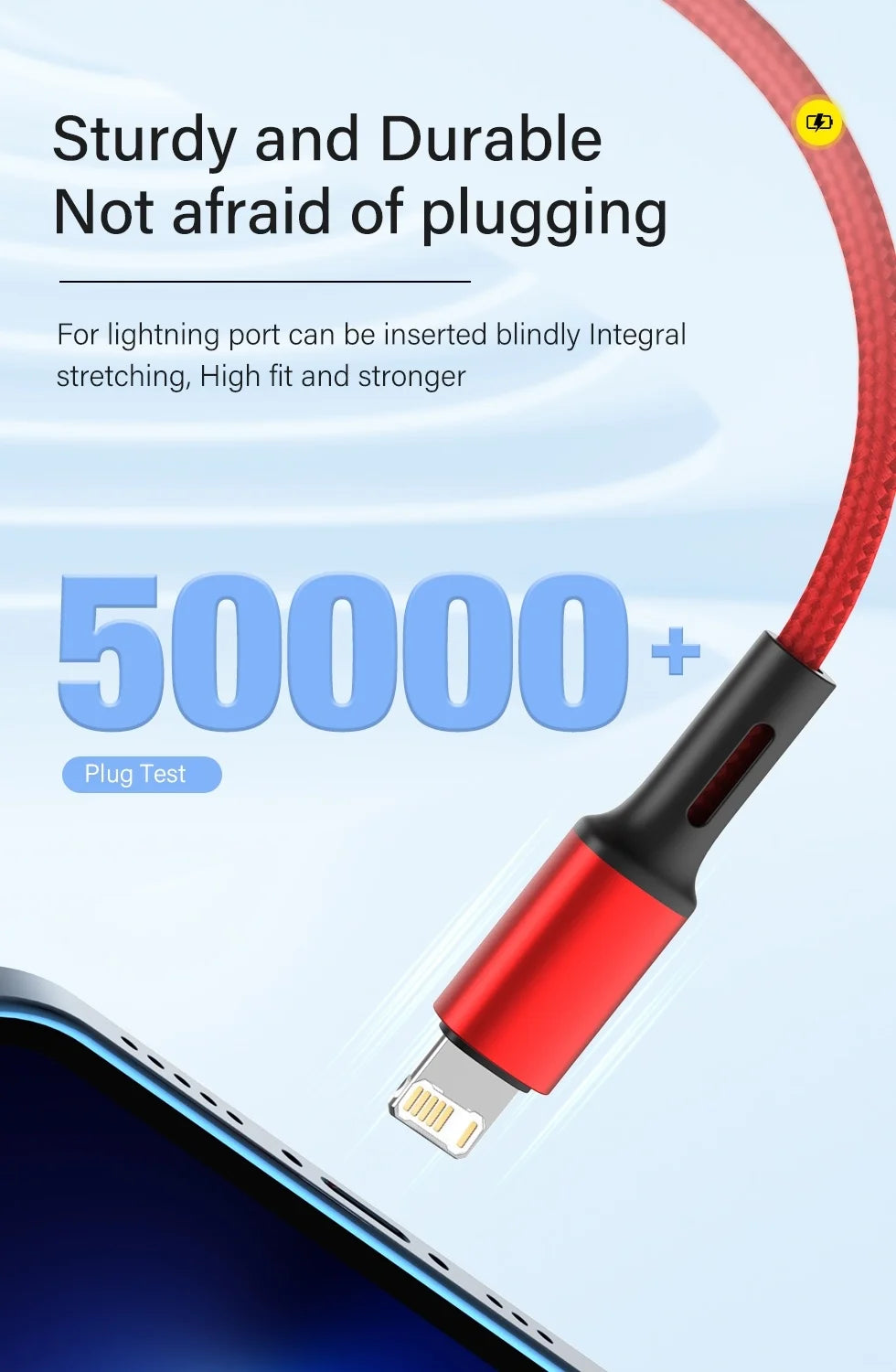 3A USB Cable For iPhone 14 13 12 11 Pro Max X XR 6s 7 8 Plus 0.25m 1m 2m Lead Mobile Phone Fast Charging Cord Data Charger Wire