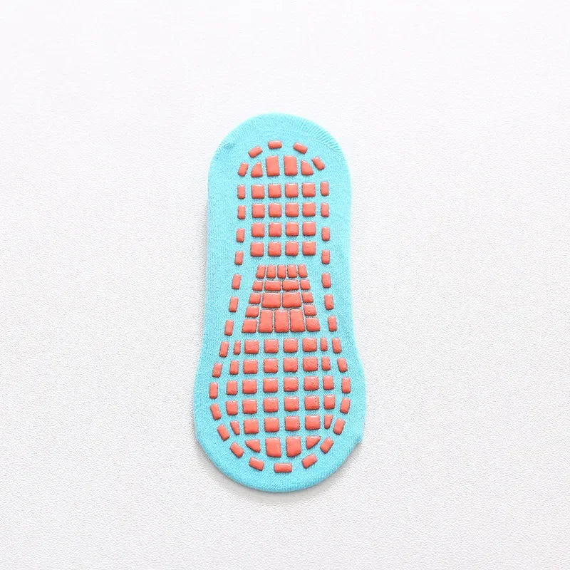 Children Adults Anti-Slip Socks Parent-Child Trampoline Boys Girls Sock Cotton Elasticity Sports Boys Outside Kids Family Sock
