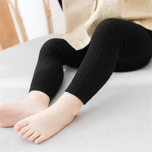 Lawadka Kids Girl Pants Spring Autumn Leggings For Girls Knitted Children's Trousers 0-4Years Toddler Baby Pantyhose 2024 New