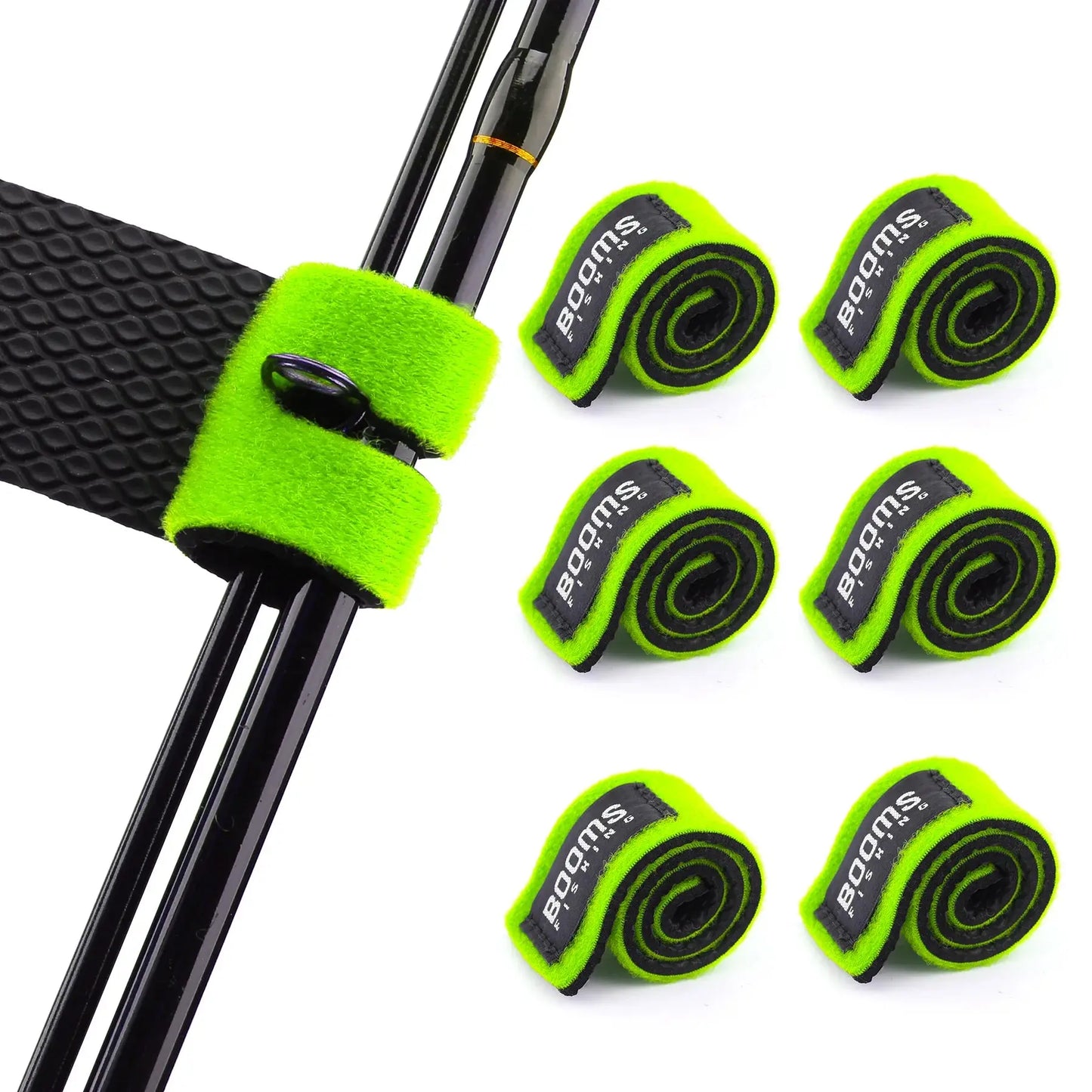 Booms Fishing RS3 Lure Fishing Rod Holder Belt Strap With Rod Tie Suspenders Wrap Fishing Tackle Boxes Tools Box Accessories